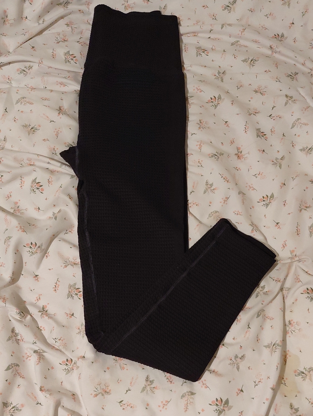 all in motion Black Textured High-Rise Leggings